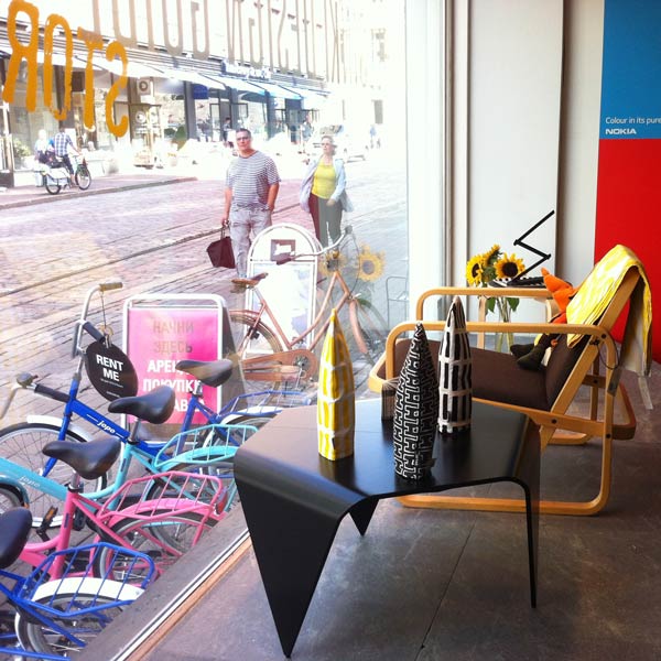 Helsinki Design Guide store window